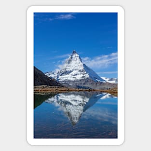 Matterhorn, Zermatt, Valais, Switzerland, Europe, autumn Sticker